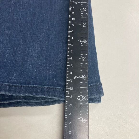 CALVIN KLEIN Curvy Boot Jeans Size 16 /33 Inseam 28” Blue - Picture 3 of 9